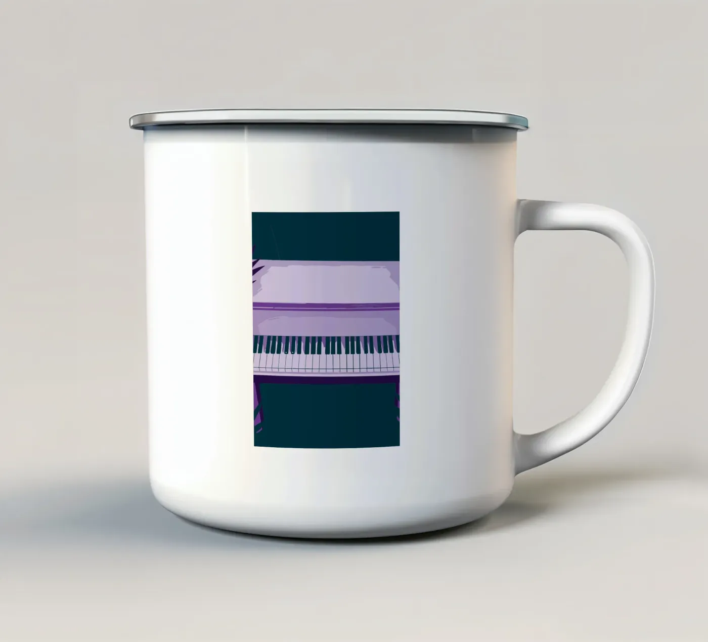 Plan enamel mug by MUSIC EDITION