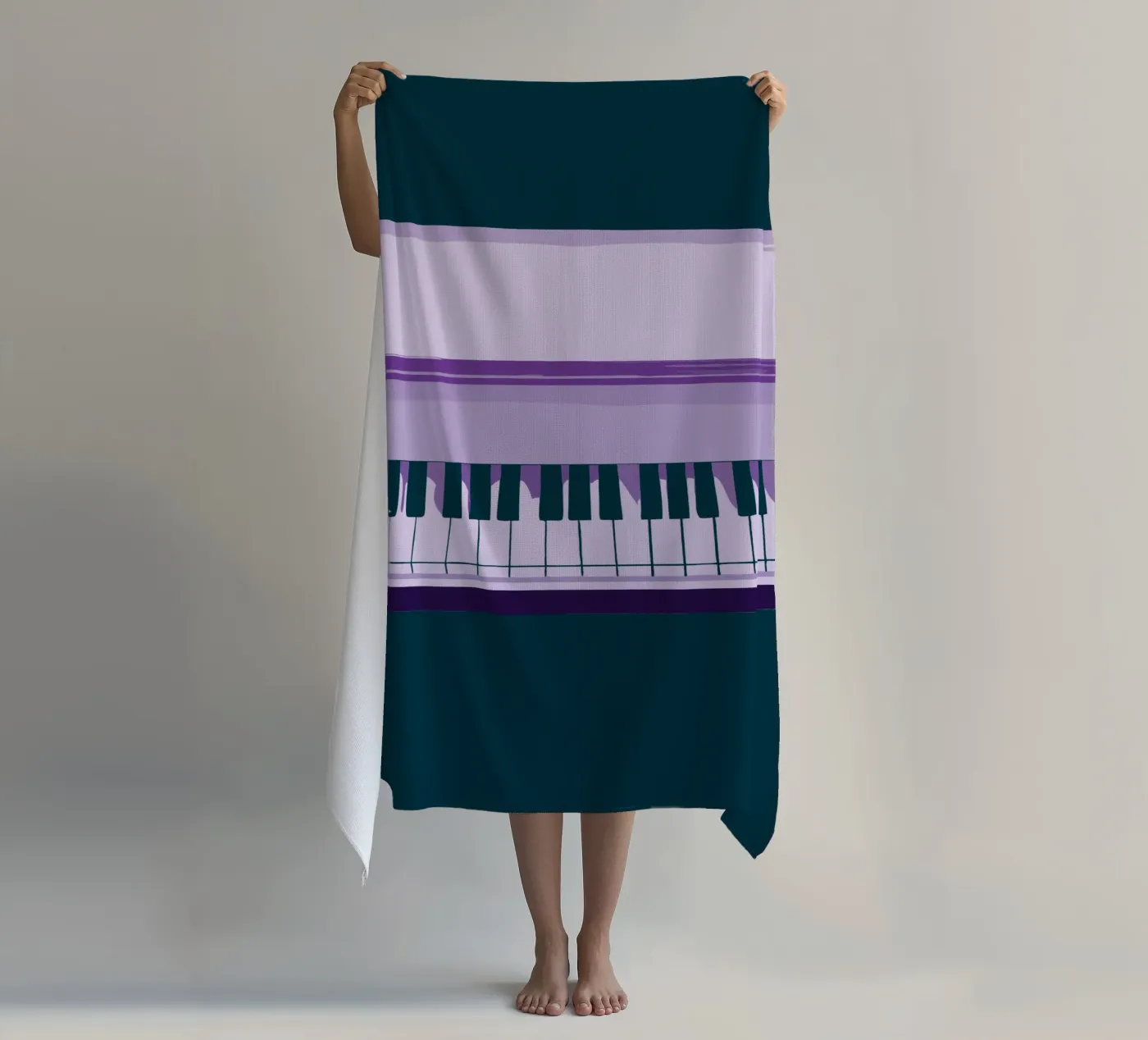 Plan strandhanddoek van MUSIC EDITION