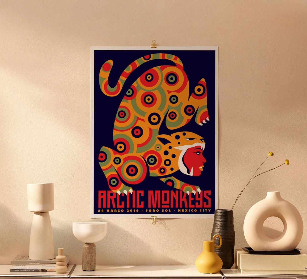 Arctic Monkeys Concert Art Poster von Music Clan