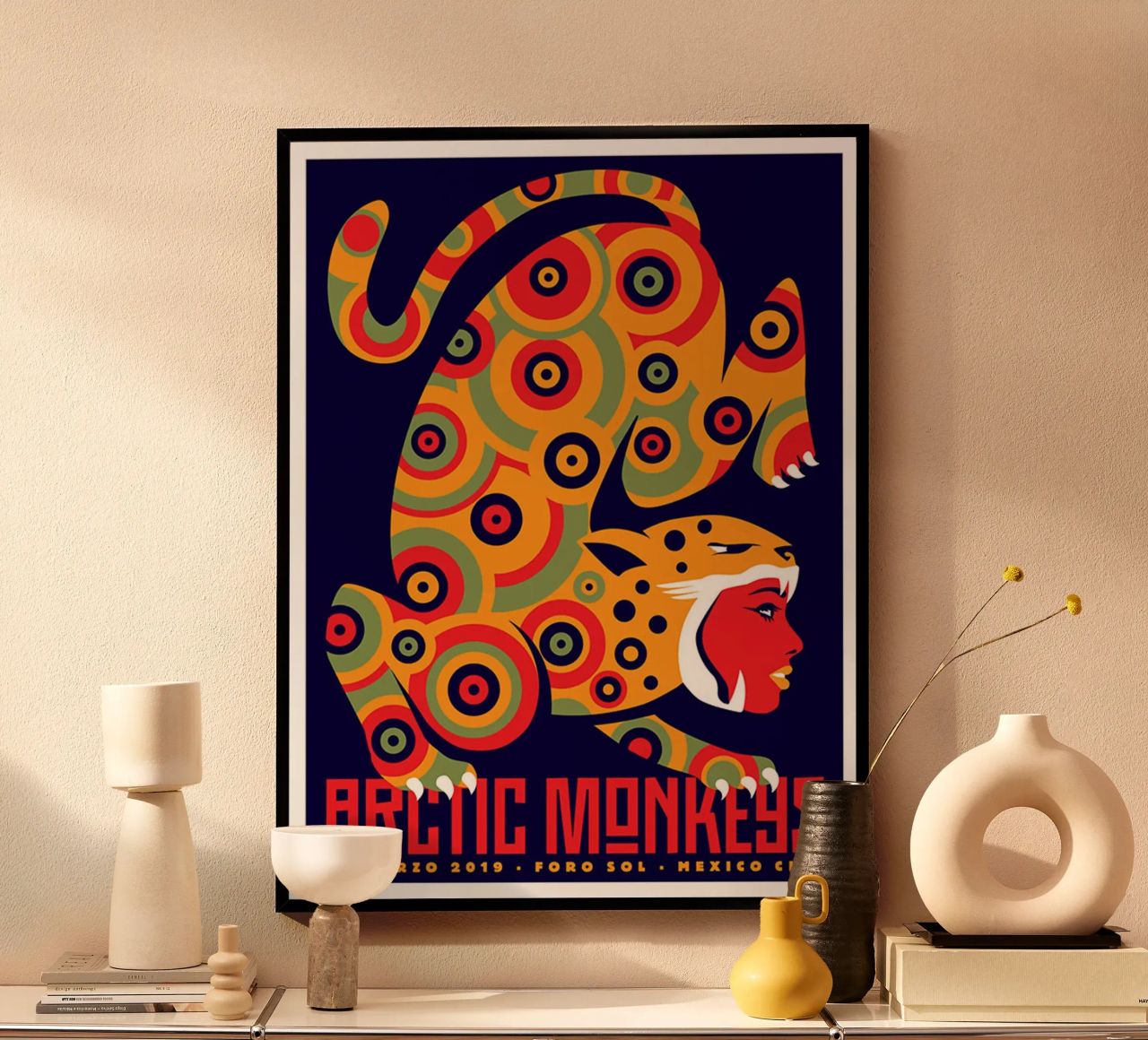 Arctic Monkeys Concert Art Poster von Music Clan