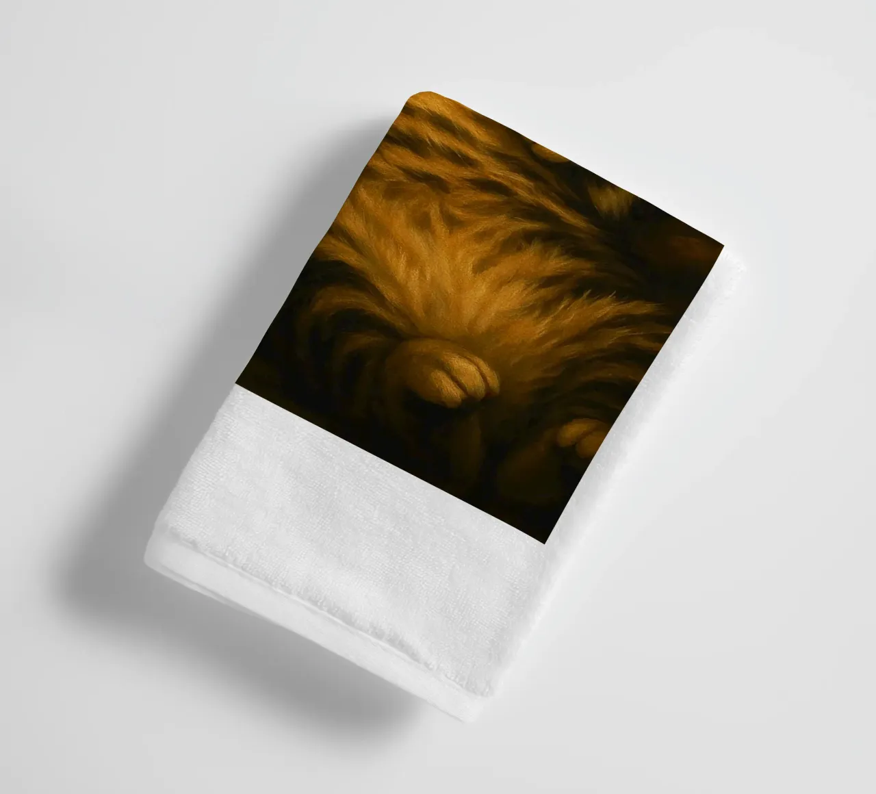 Funny Sleeping Lazy Cat Humor serviette de bain de the gondals