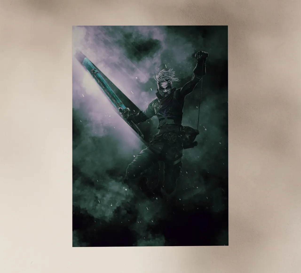 Ekko Arcane Poster pellicola backlit da FreeArtStudio