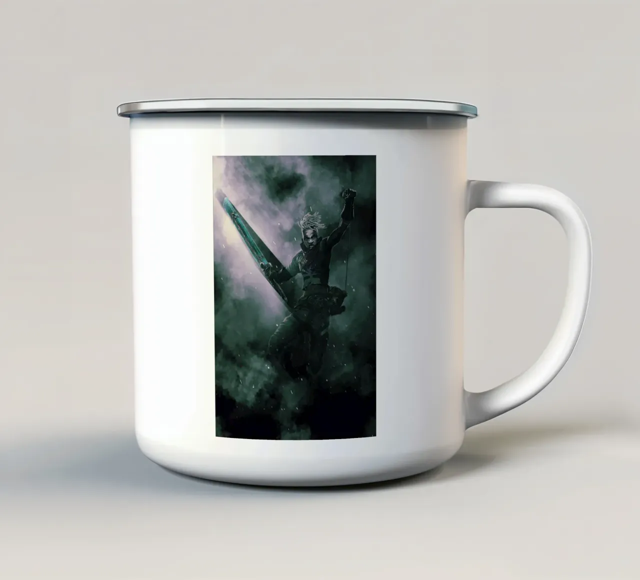 Ekko Arcane Poster tazza in smalto da FreeArtStudio