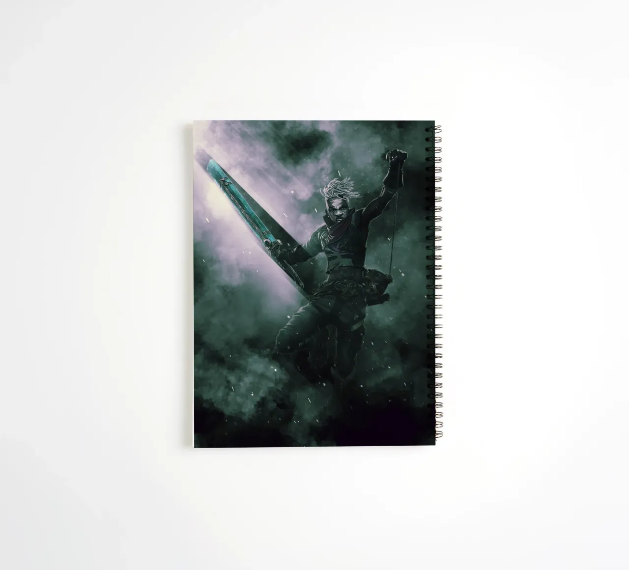 Ekko Arcane Poster spiral notebook by FreeArtStudio