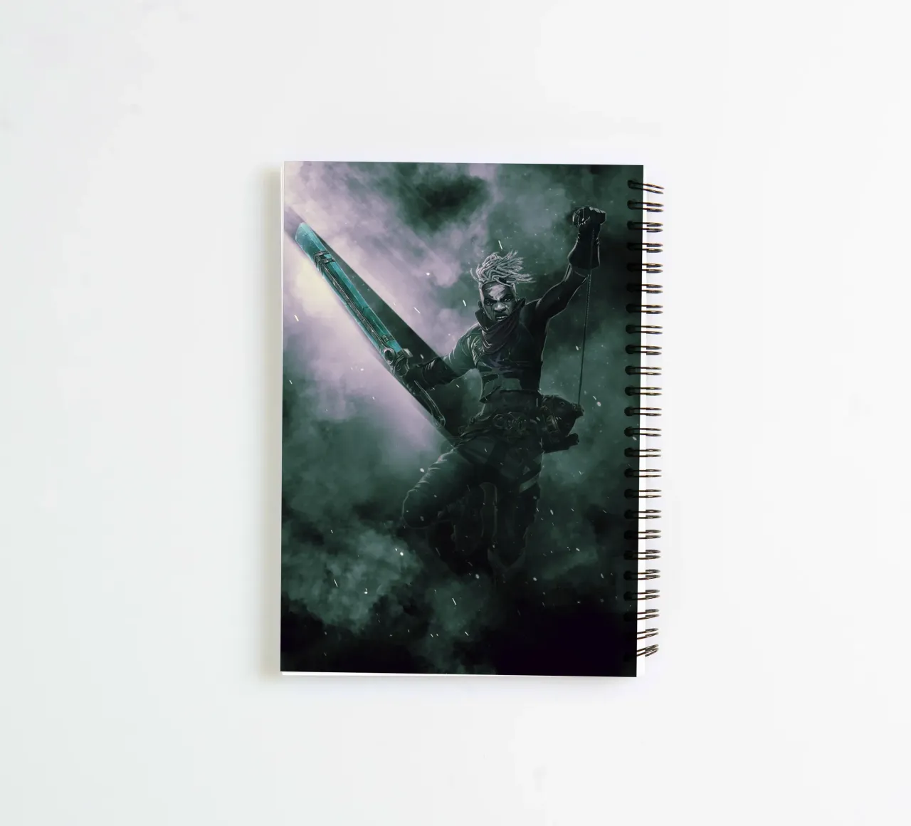 Ekko Arcane Poster spiral notebook by FreeArtStudio
