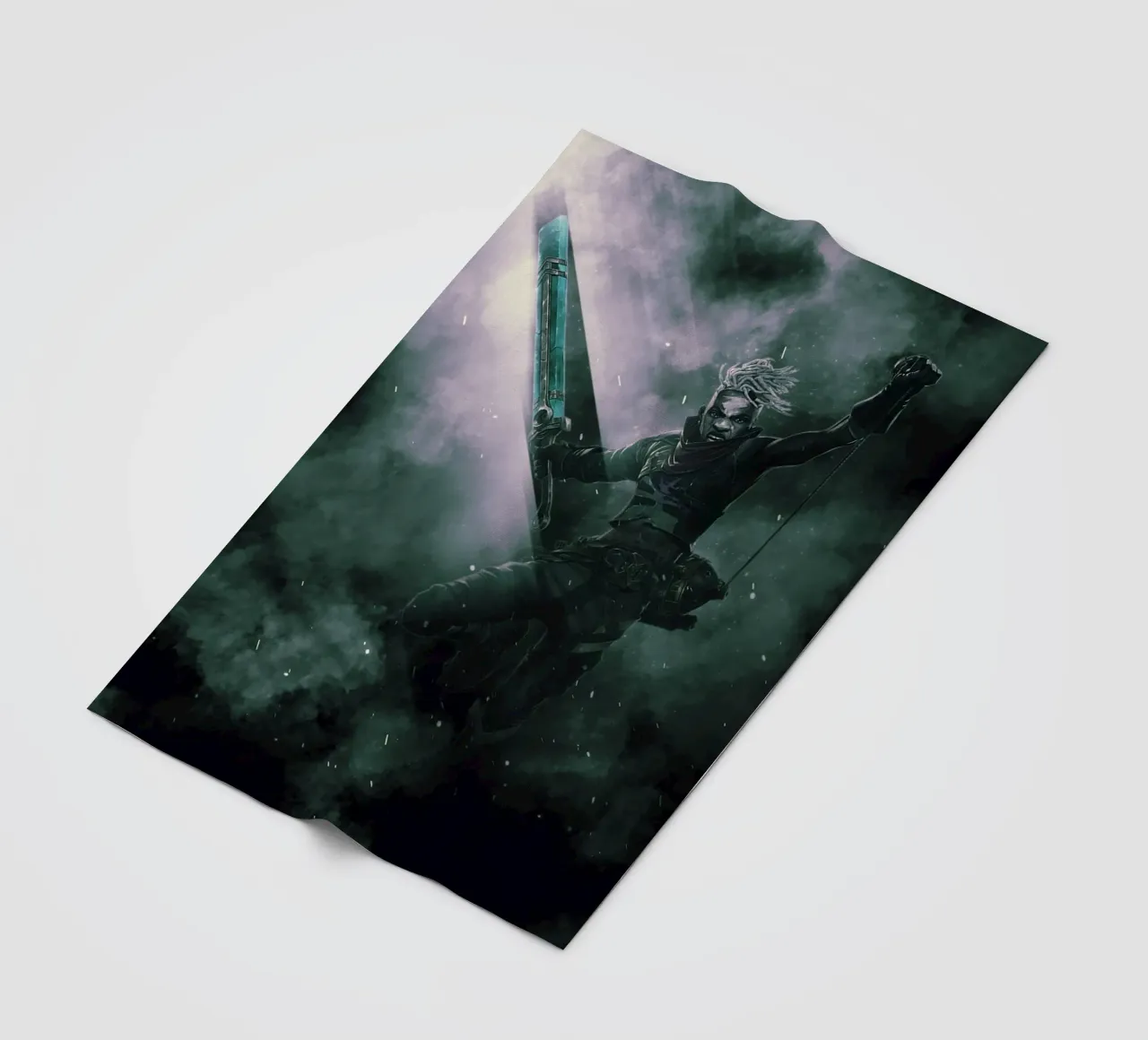 Ekko Arcane Poster coperta in pile da FreeArtStudio