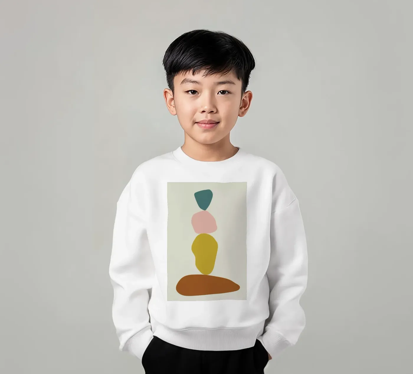 Stack I kinder sweatshirt van Pure