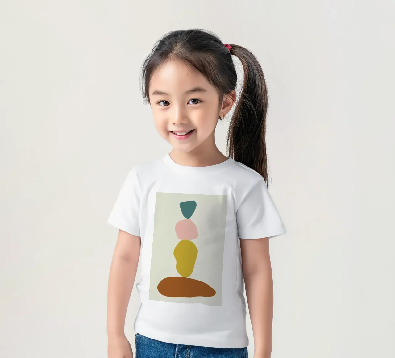Stack I kinder t-shirt van Pure