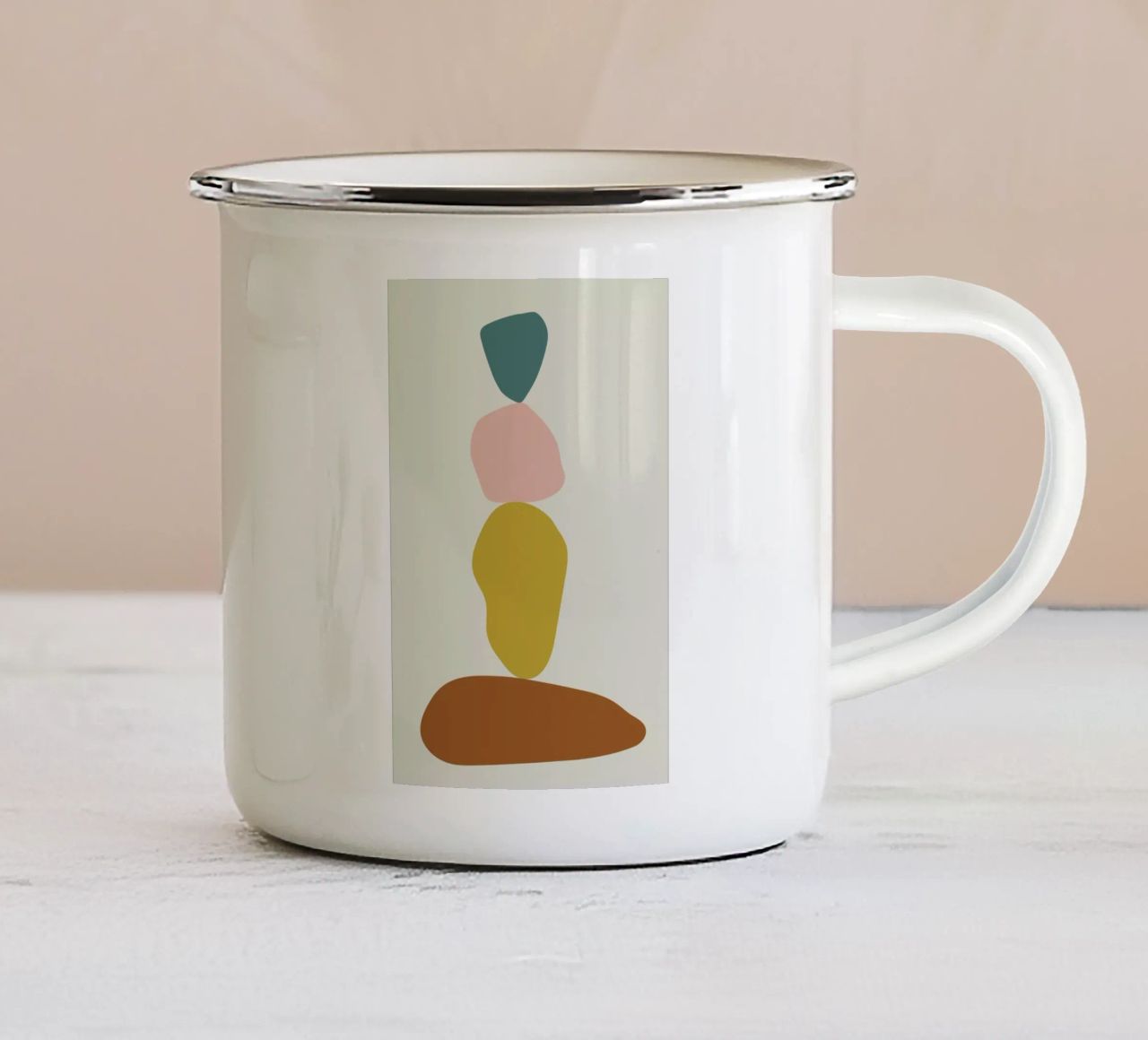 Stack I tazza in smalto da Pure