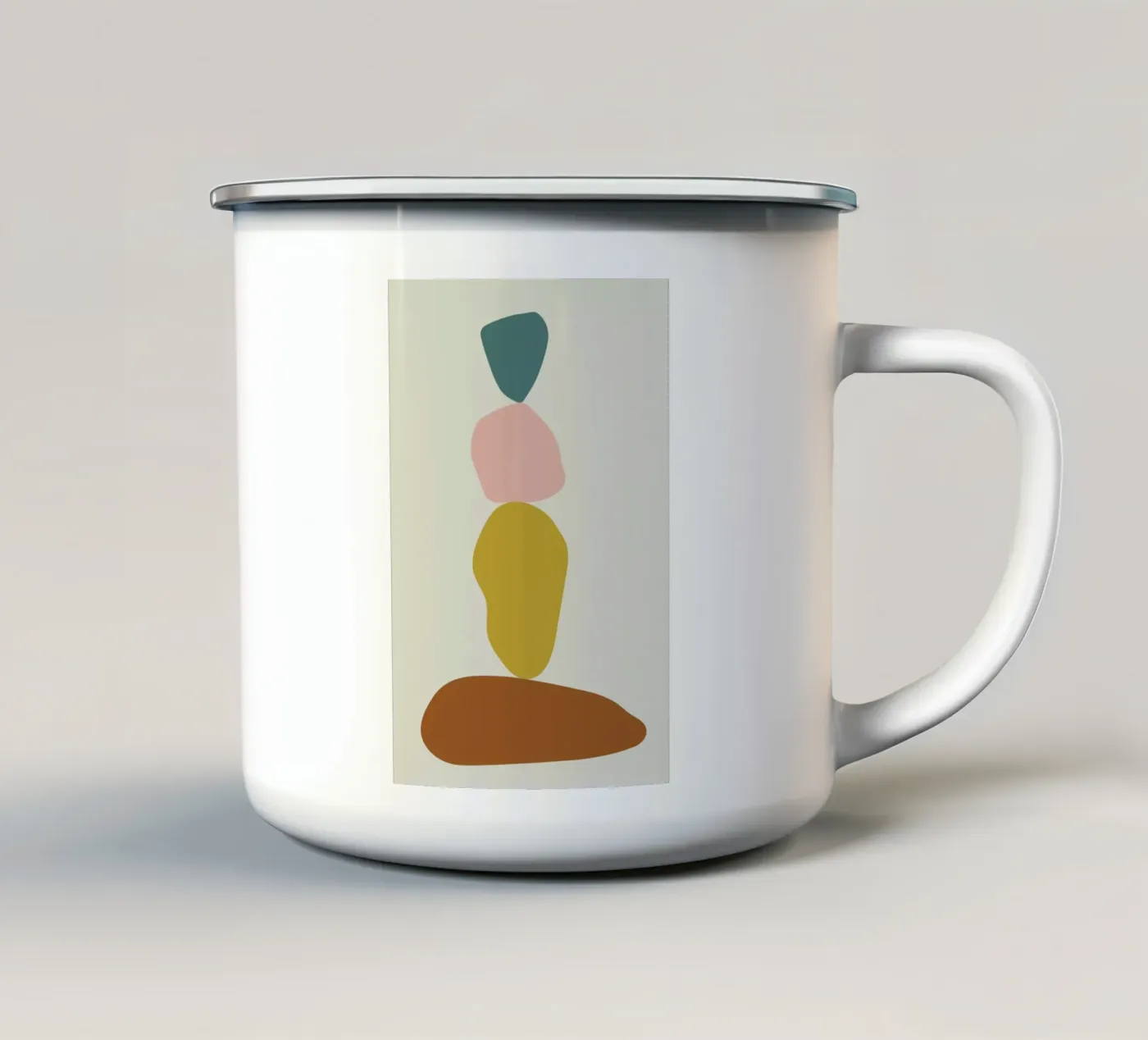 Stack I enamel mug by Pure