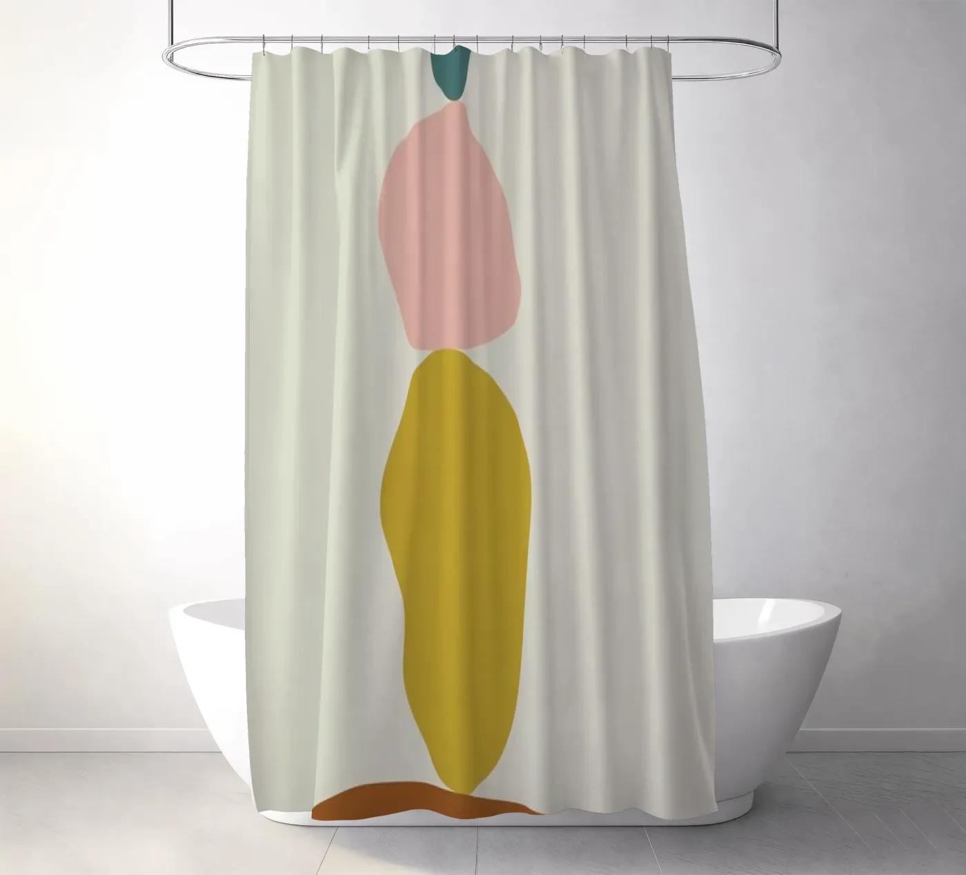 Stack I shower curtain by Pure
