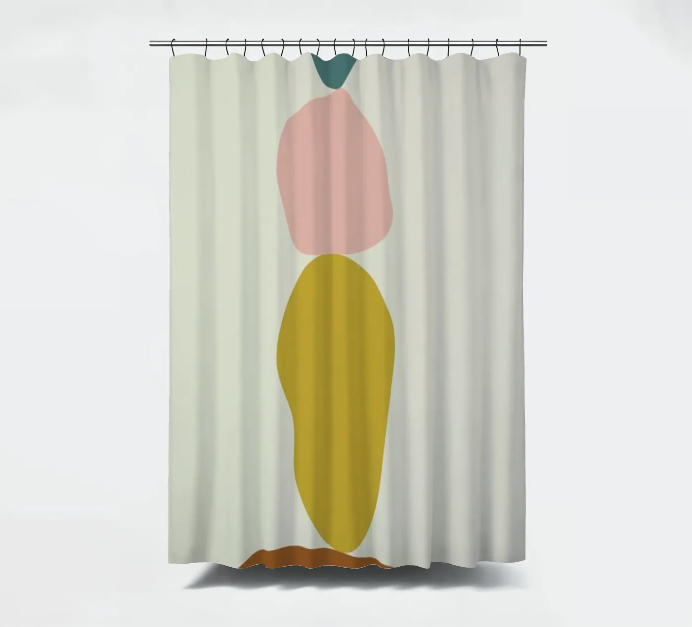 Stack I shower curtain by Pure