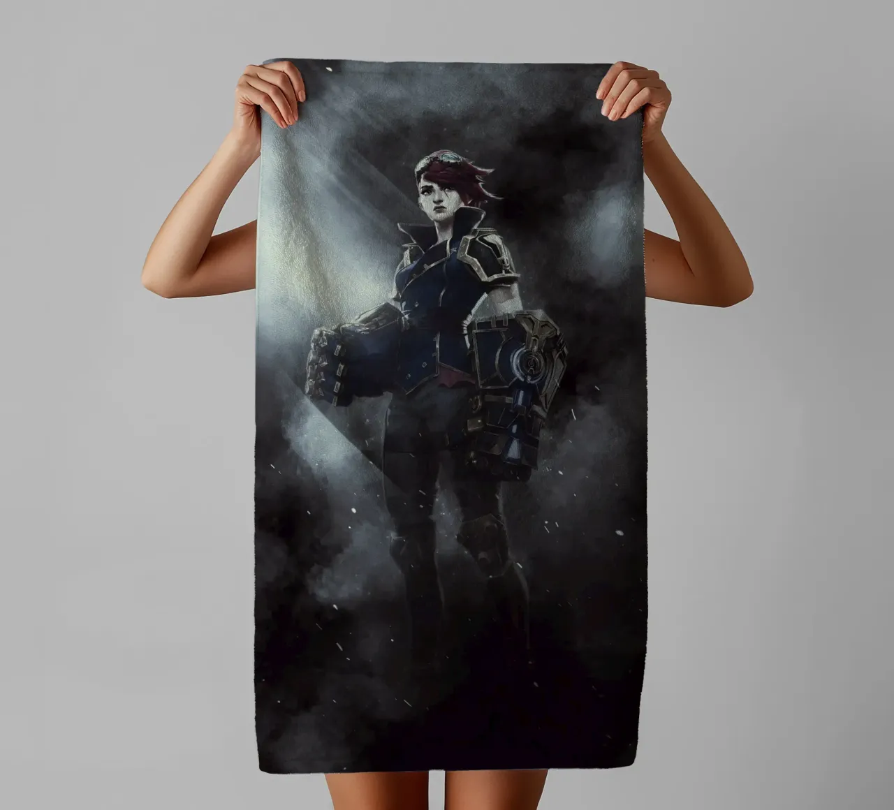 Vi Arcane Poster towel by FreeArtStudio
