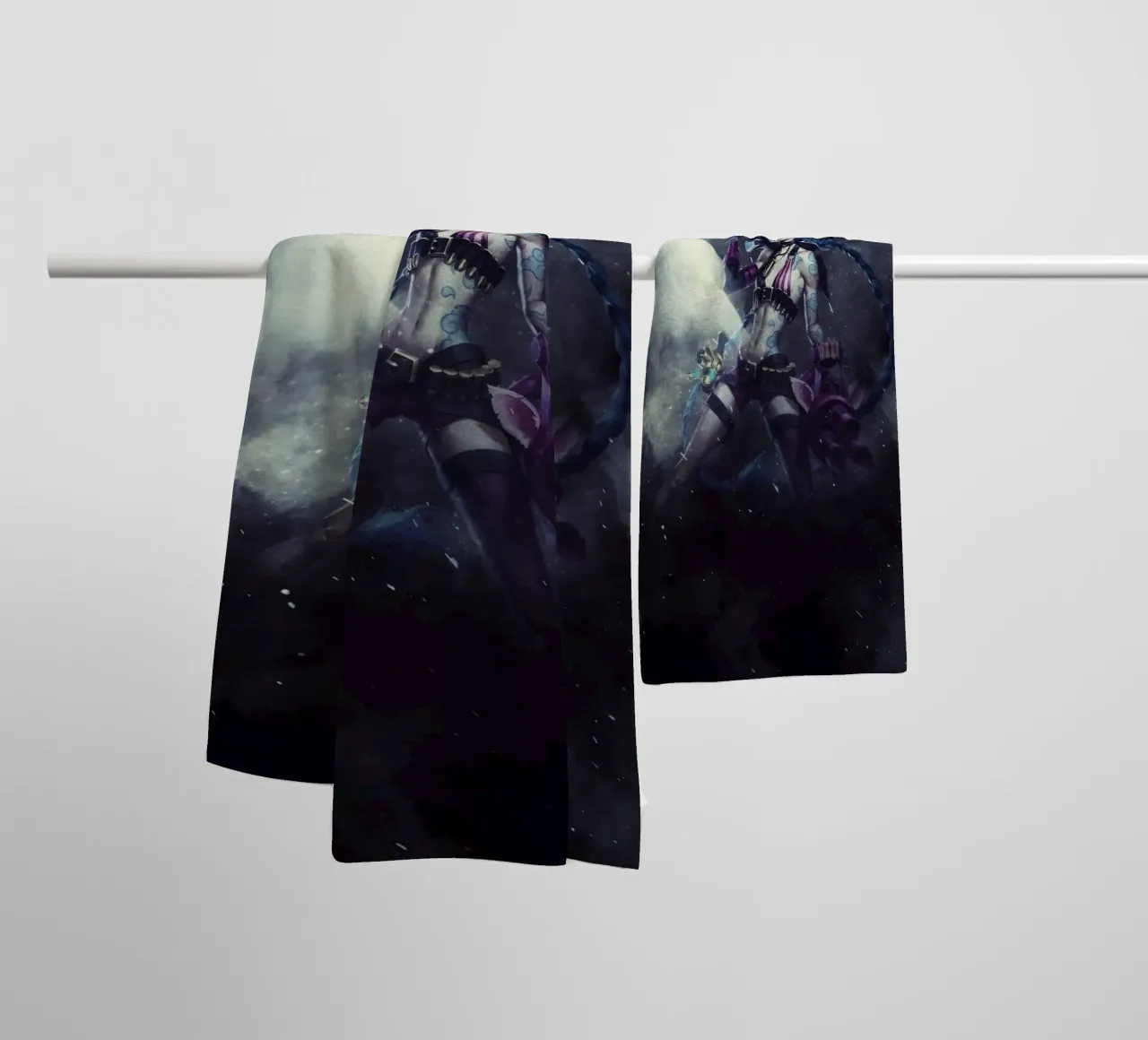 Jinx Arcane Handtuch von FreeArtStudio