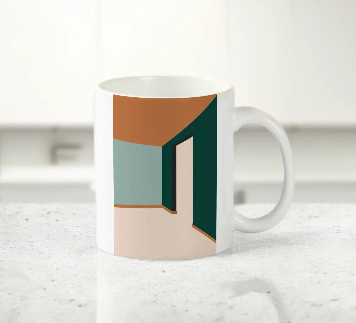 Perspective Building View ceramic mug by galihstudio