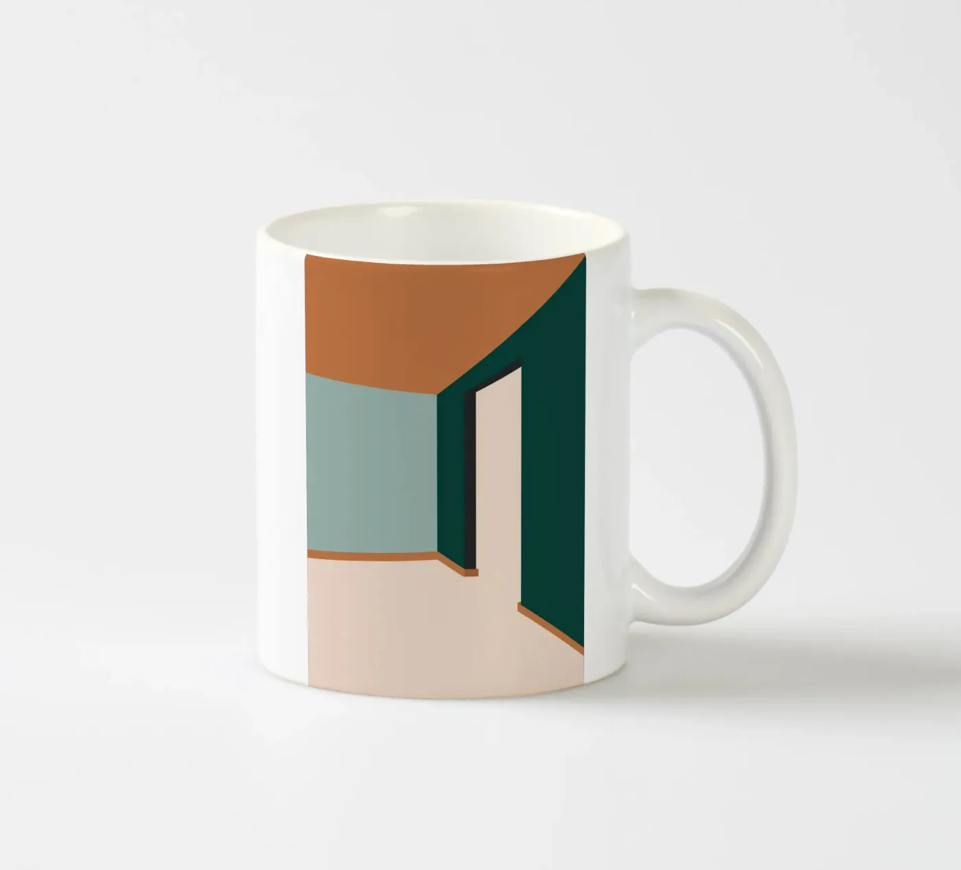 Perspective Building View ceramic mug by galihstudio