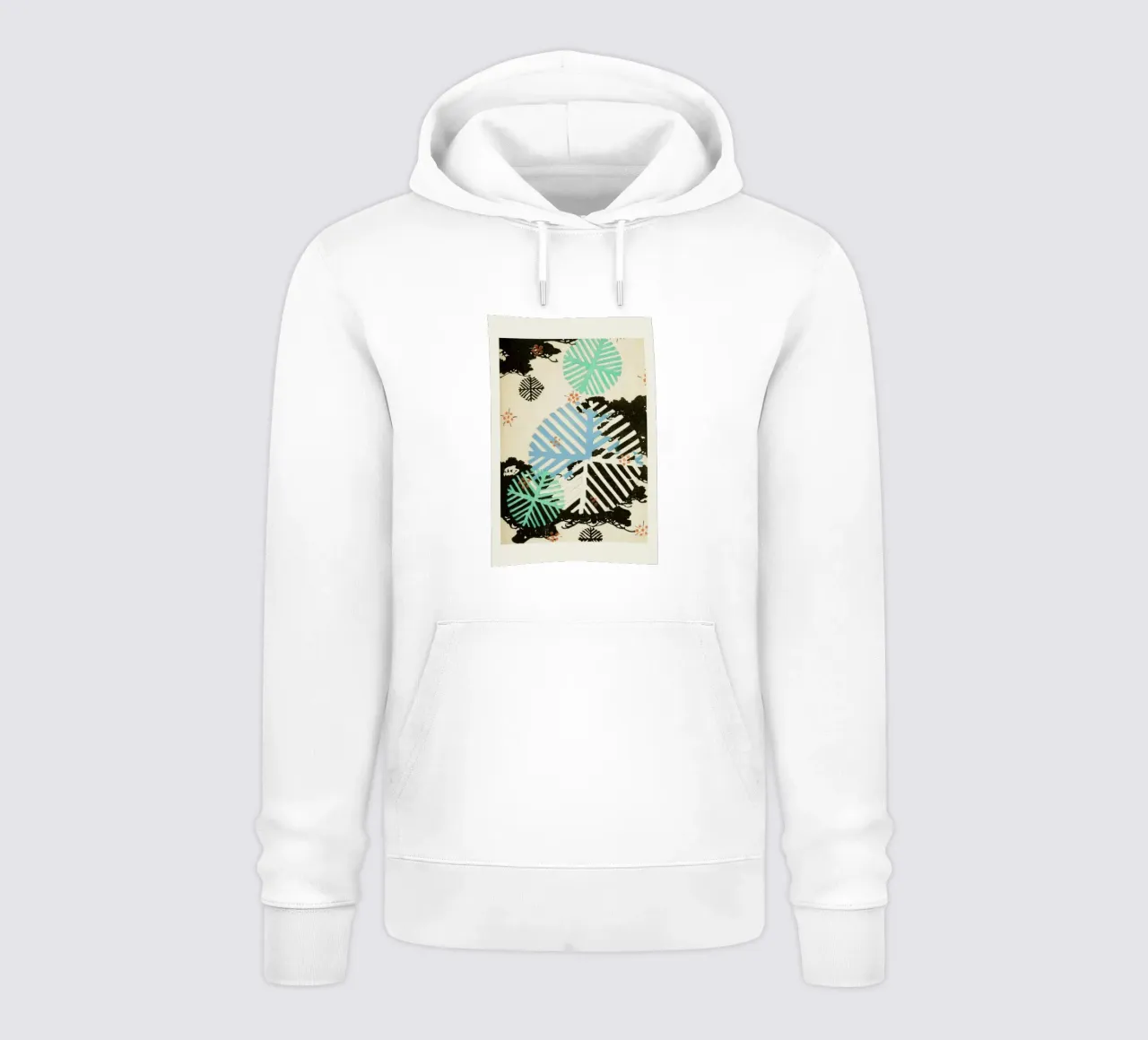 Shin-Bijutsukai - Snowflakes felpa con cappuccio da Vintage by JUNIQE