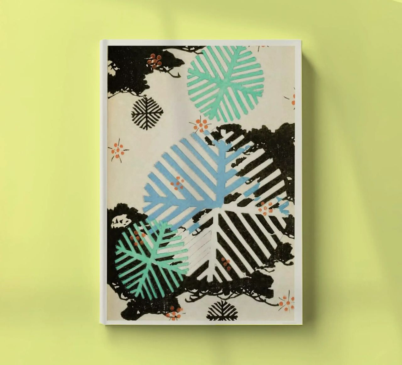 Shin-Bijutsukai - Snowflakes notebook by Vintage by JUNIQE