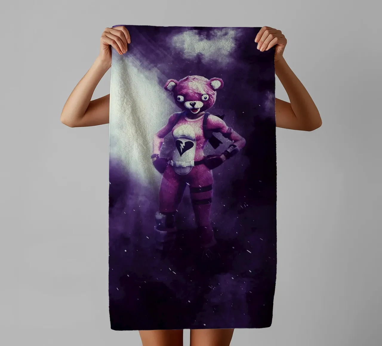 Fortnite cuddle asciugamano da bagno da FreeArtStudio