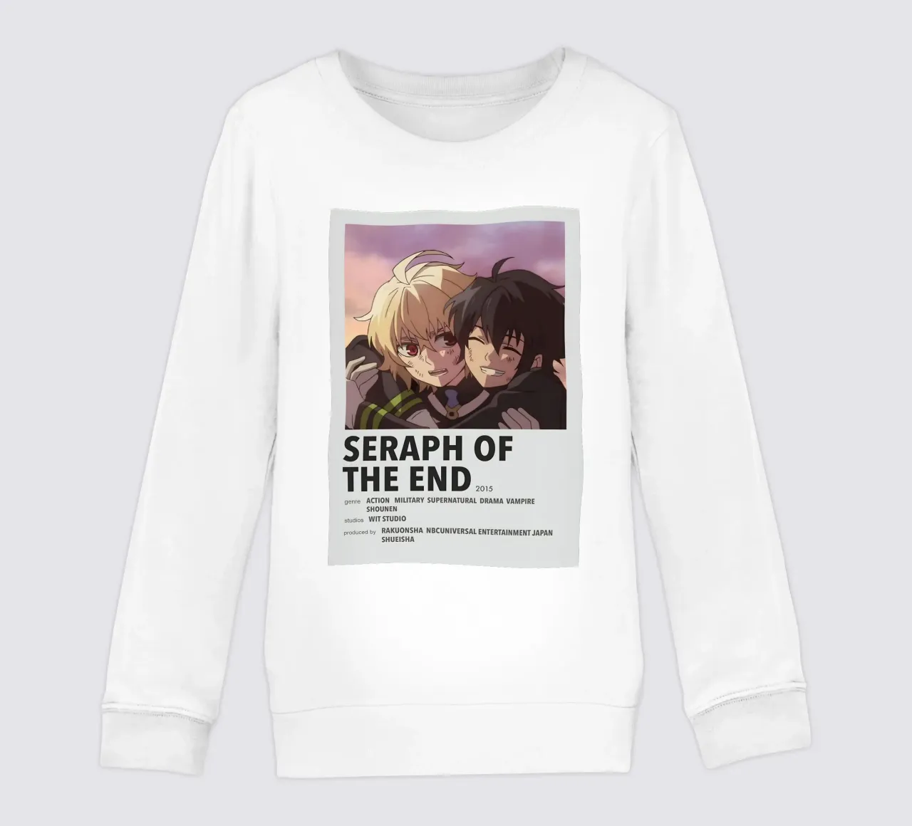 SERAPH OF THE END  2015 felpa bambino da Totoya