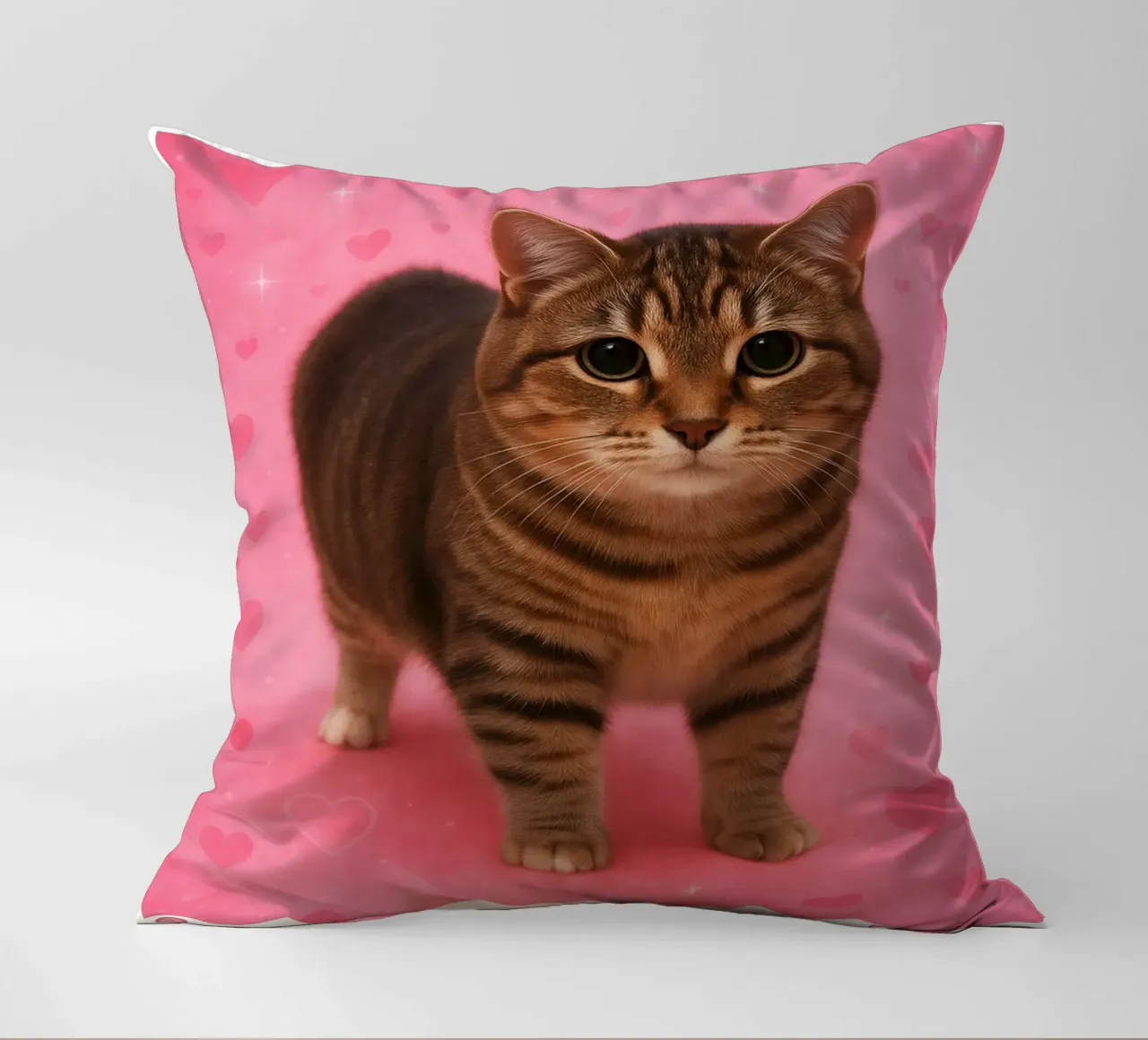 I Have Microplastics in my Balls Divertente disegno artistico di un gatto cuscino da the gondals
