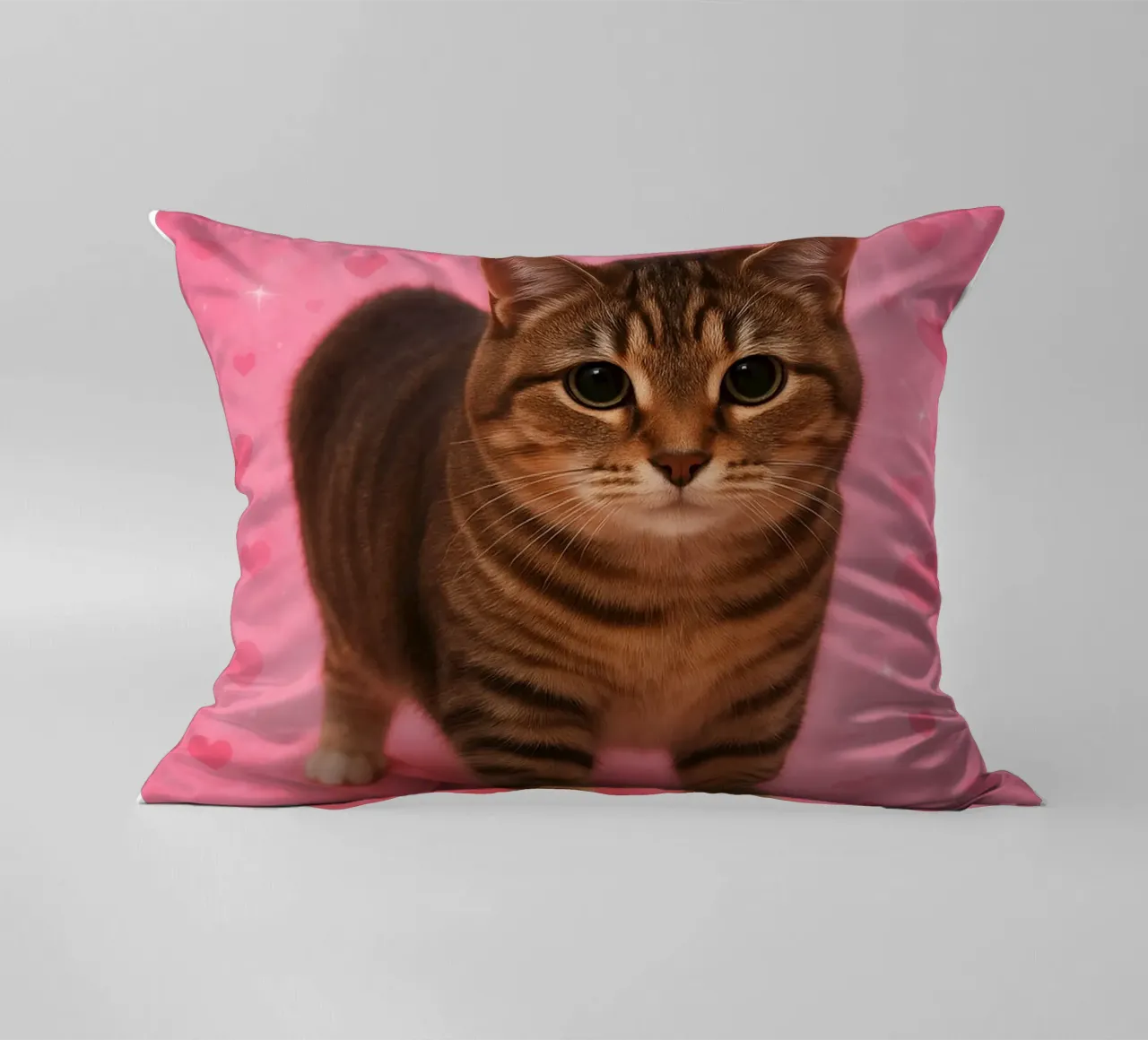 I Have Microplastics in my Balls Divertente disegno artistico di un gatto cuscino da the gondals