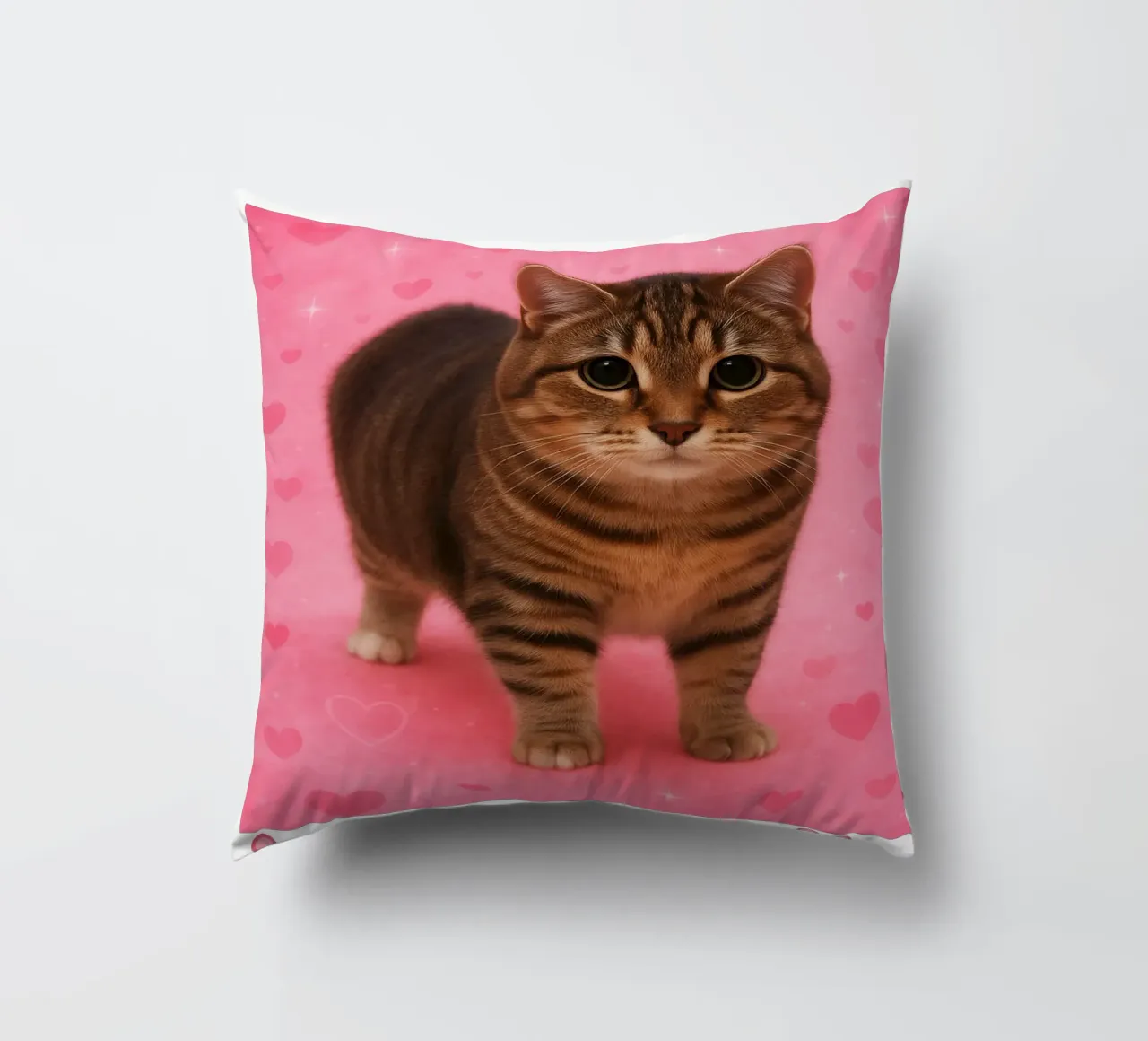 I Have Microplastics in my Balls Divertente disegno artistico di un gatto cuscino da the gondals