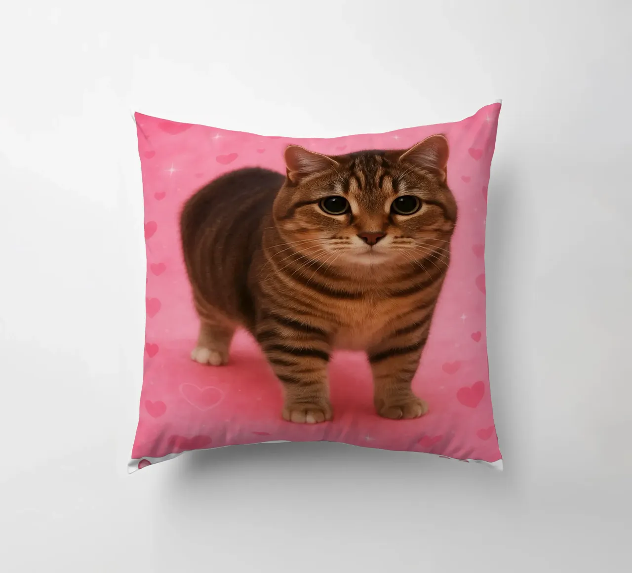 I Have Microplastics in my Balls Divertente disegno artistico di un gatto cuscino da the gondals
