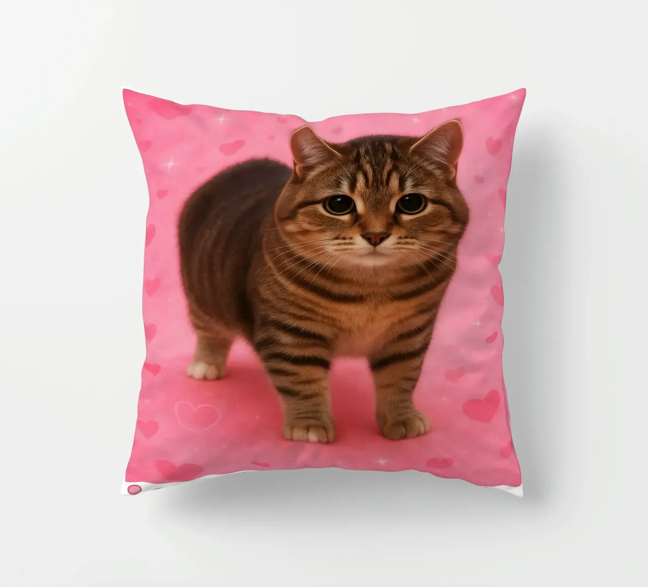 I Have Microplastics in my Balls Divertente disegno artistico di un gatto cuscino da the gondals