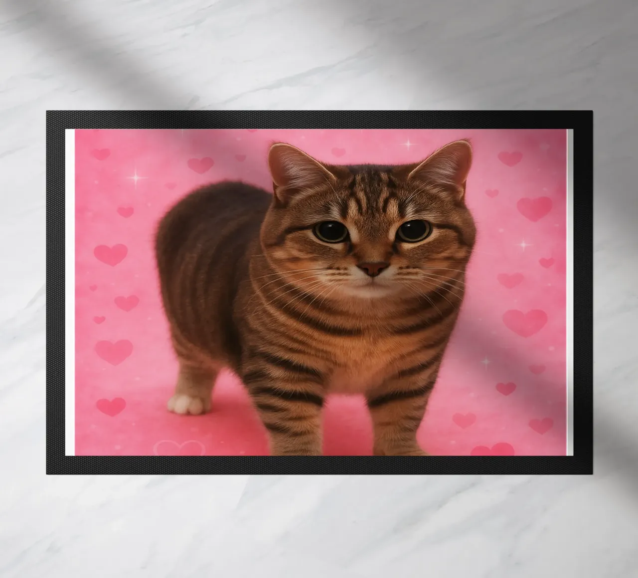 I Have Microplastics in my Balls Divertente disegno artistico di un gatto zerbino da the gondals
