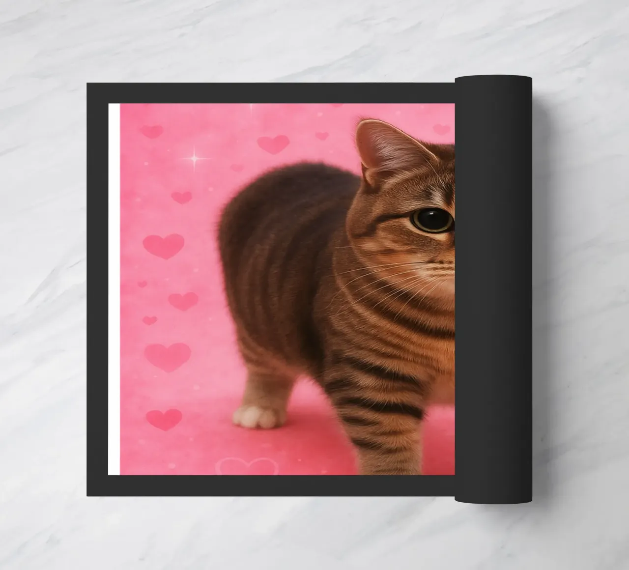 I Have Microplastics in my Balls Divertente disegno artistico di un gatto zerbino da the gondals