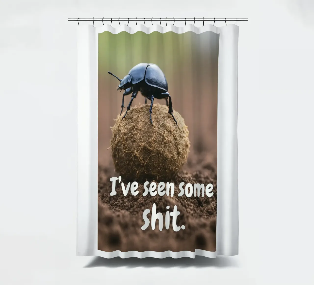 Ik heb wat shit gezien man douchegordijn van the gondals