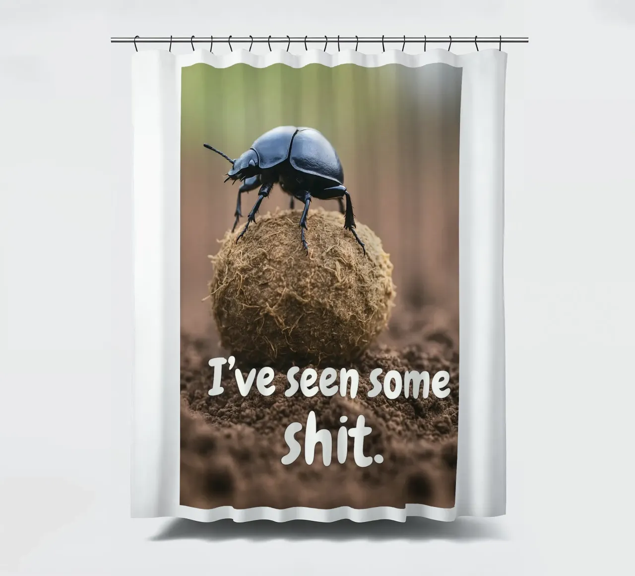 Ik heb wat shit gezien man douchegordijn van the gondals