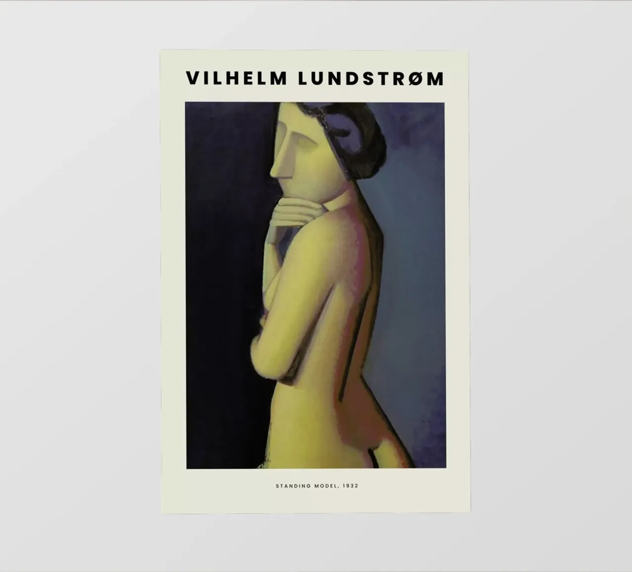 Lundstrøm - Stående Model pellicola backlit da Vintage by JUNIQE