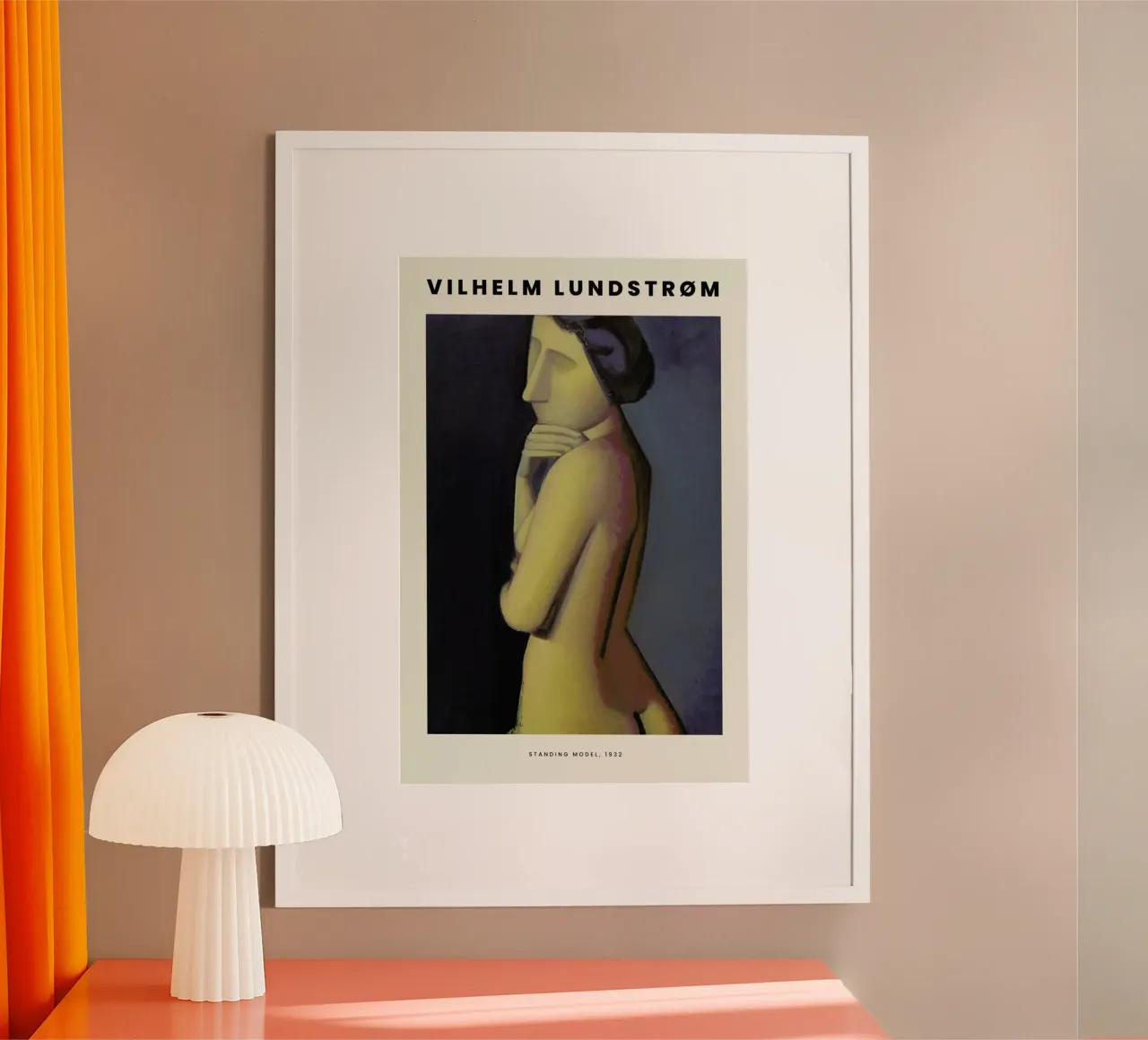 Lundstrøm - Stående Model poster da Vintage by JUNIQE