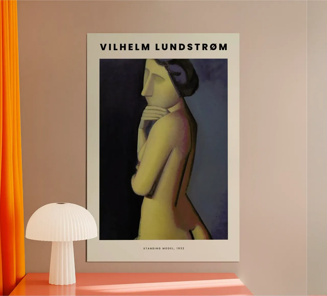 Lundstrøm - Stående Model carta hahnemühle da Vintage by JUNIQE