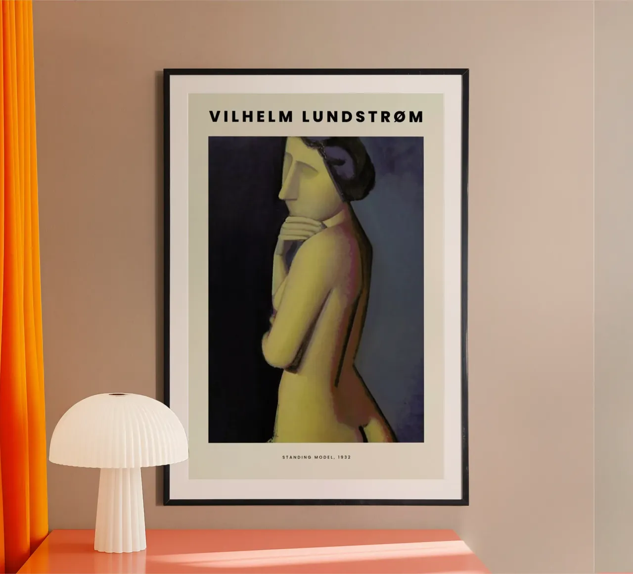 Lundstrøm - Stående Model poster da Vintage by JUNIQE