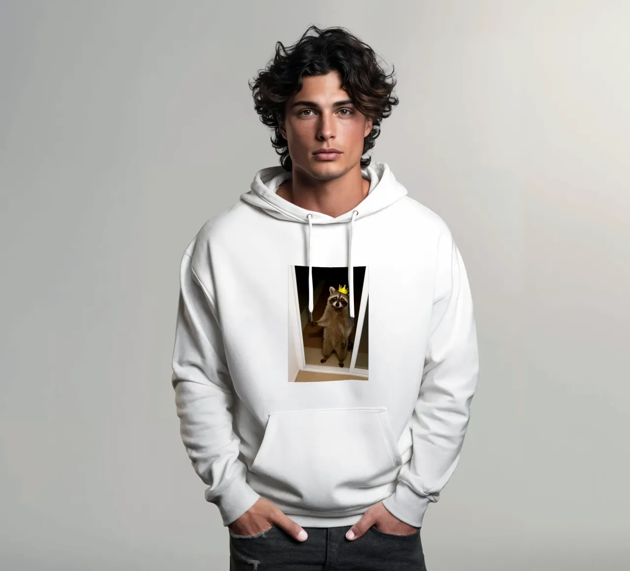 Il piccolo re della spazzatura felpa con cappuccio da the gondals