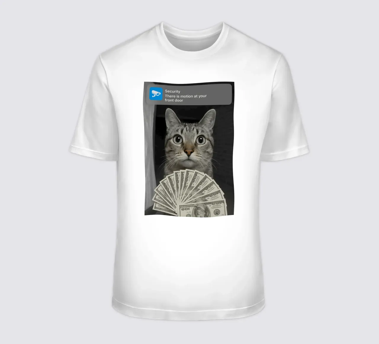 Gatto ad anello con design Motion art t-shirt da the gondals
