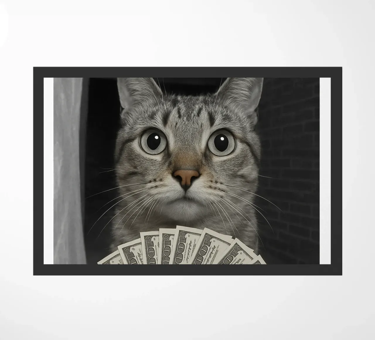 Gatto ad anello con design Motion art zerbino da the gondals