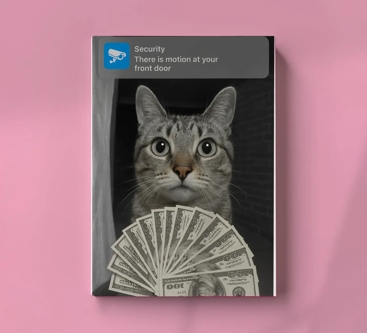 Gatto ad anello con design Motion art diario da the gondals