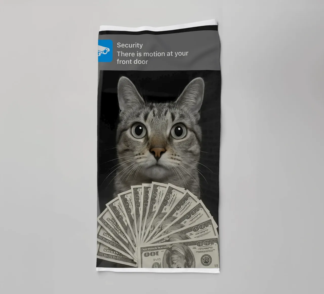 Ring Cat mit Motion Art Design Handtuch von the gondals