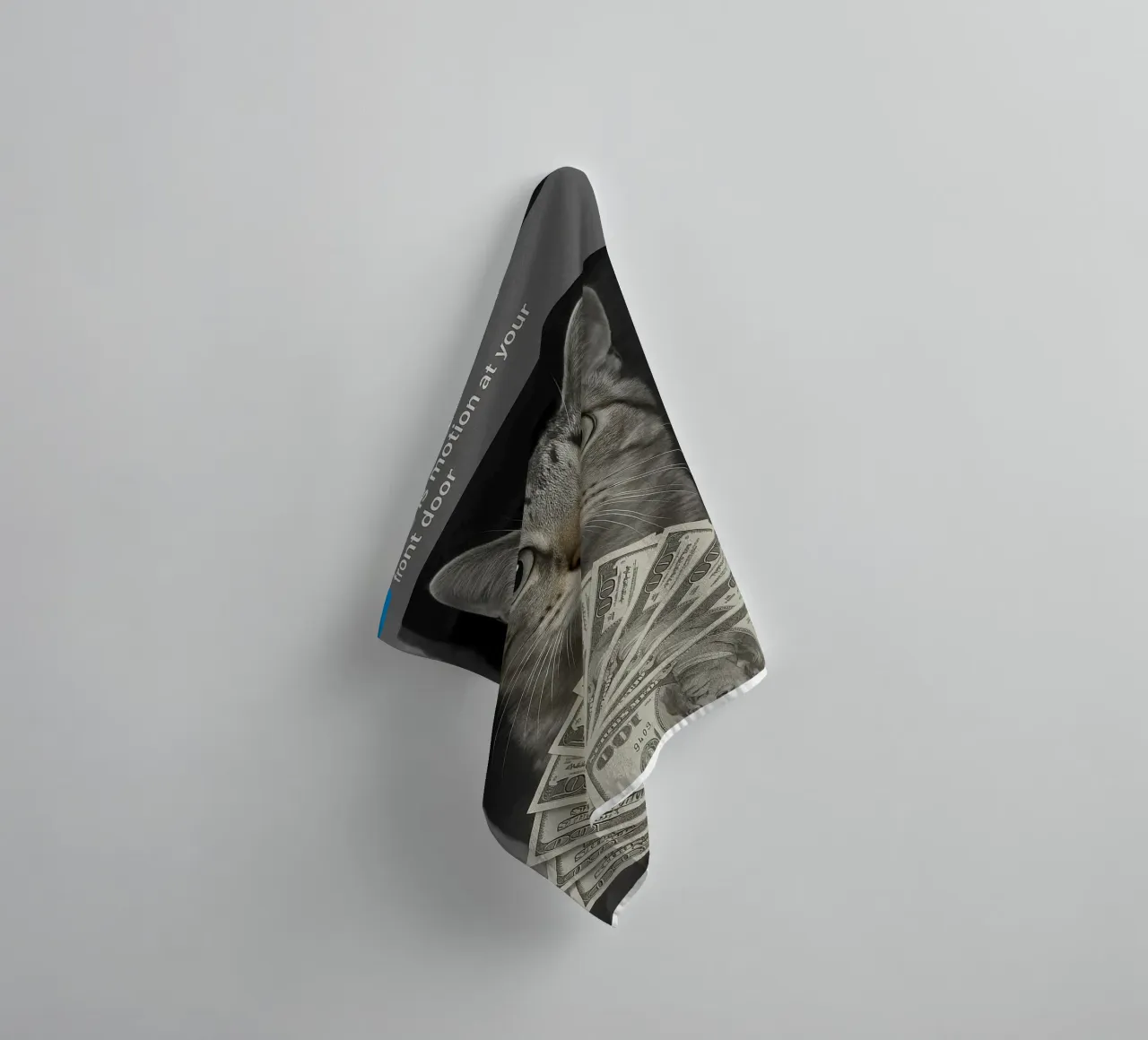 Ring Cat mit Motion Art Design Handtuch von the gondals