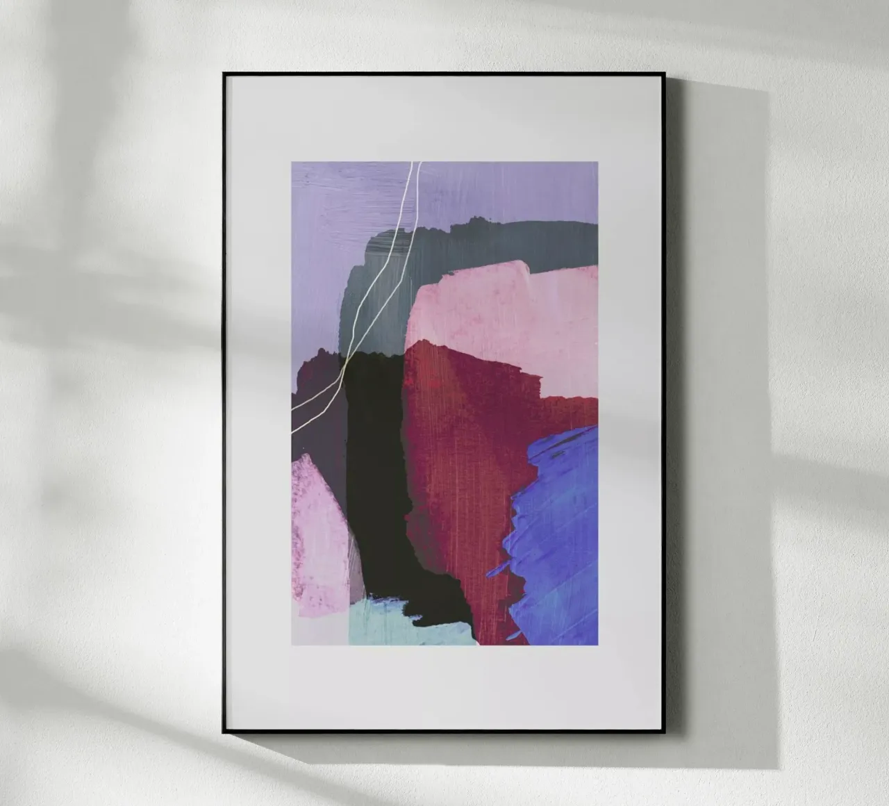 Abstract Brush Strokes 53 plexiglass da Mareike Böhmer