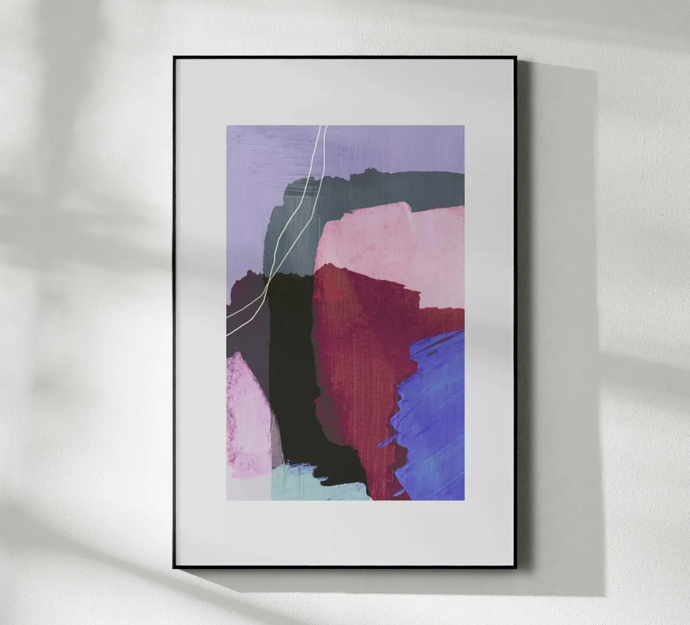 Abstract Brush Strokes 53 plexiglass da Mareike Böhmer