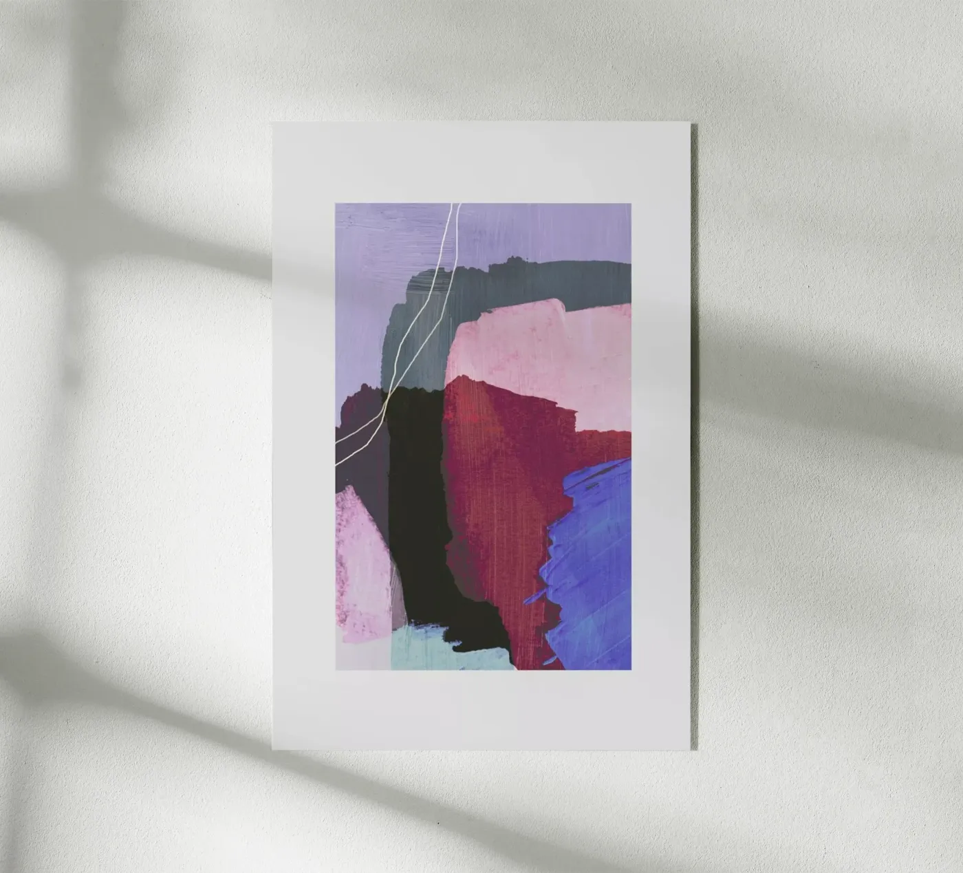 Abstract Brush Strokes 53 plexiglass da Mareike Böhmer