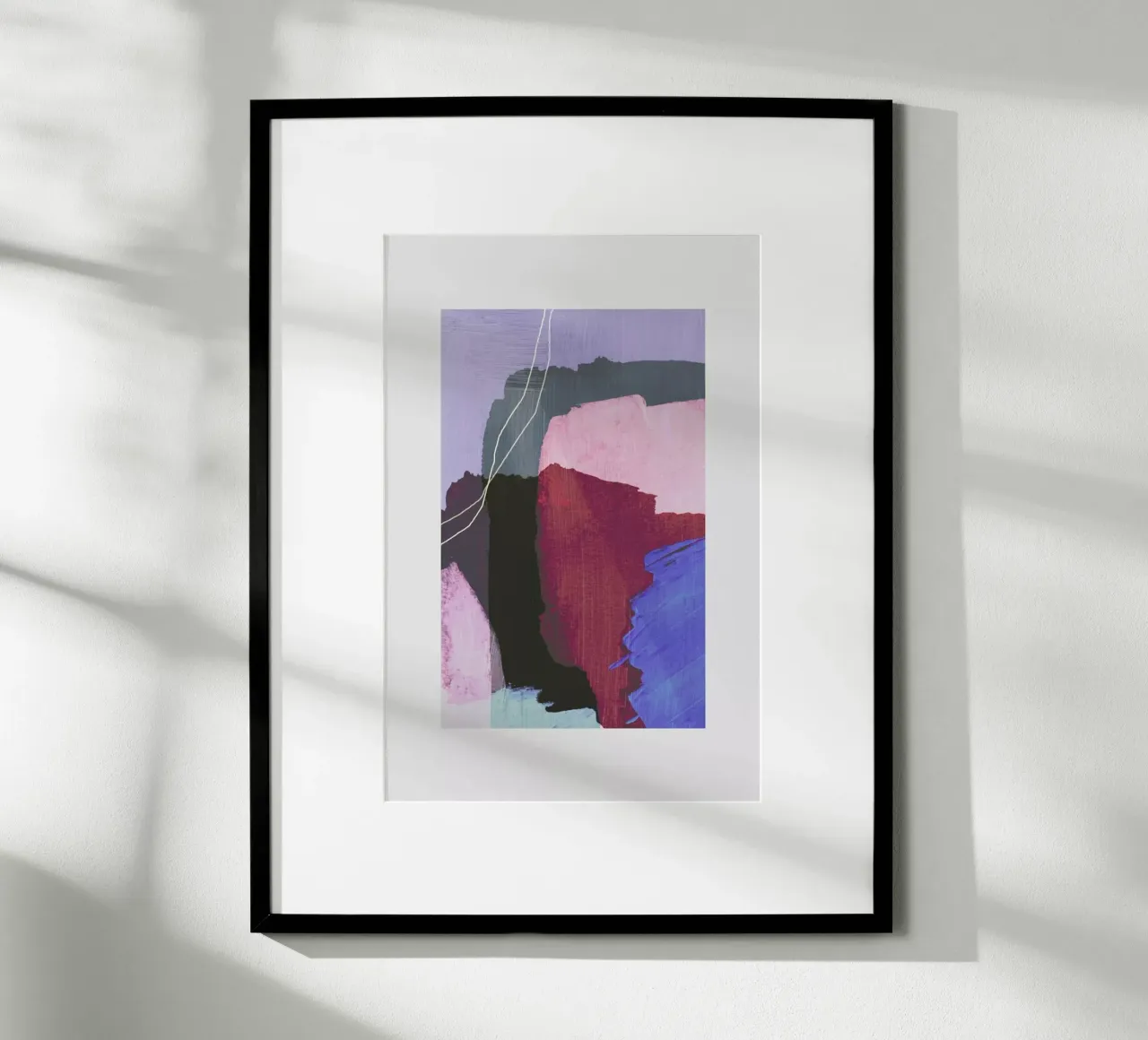Abstract Brush Strokes 53 carta hahnemühle da Mareike Böhmer