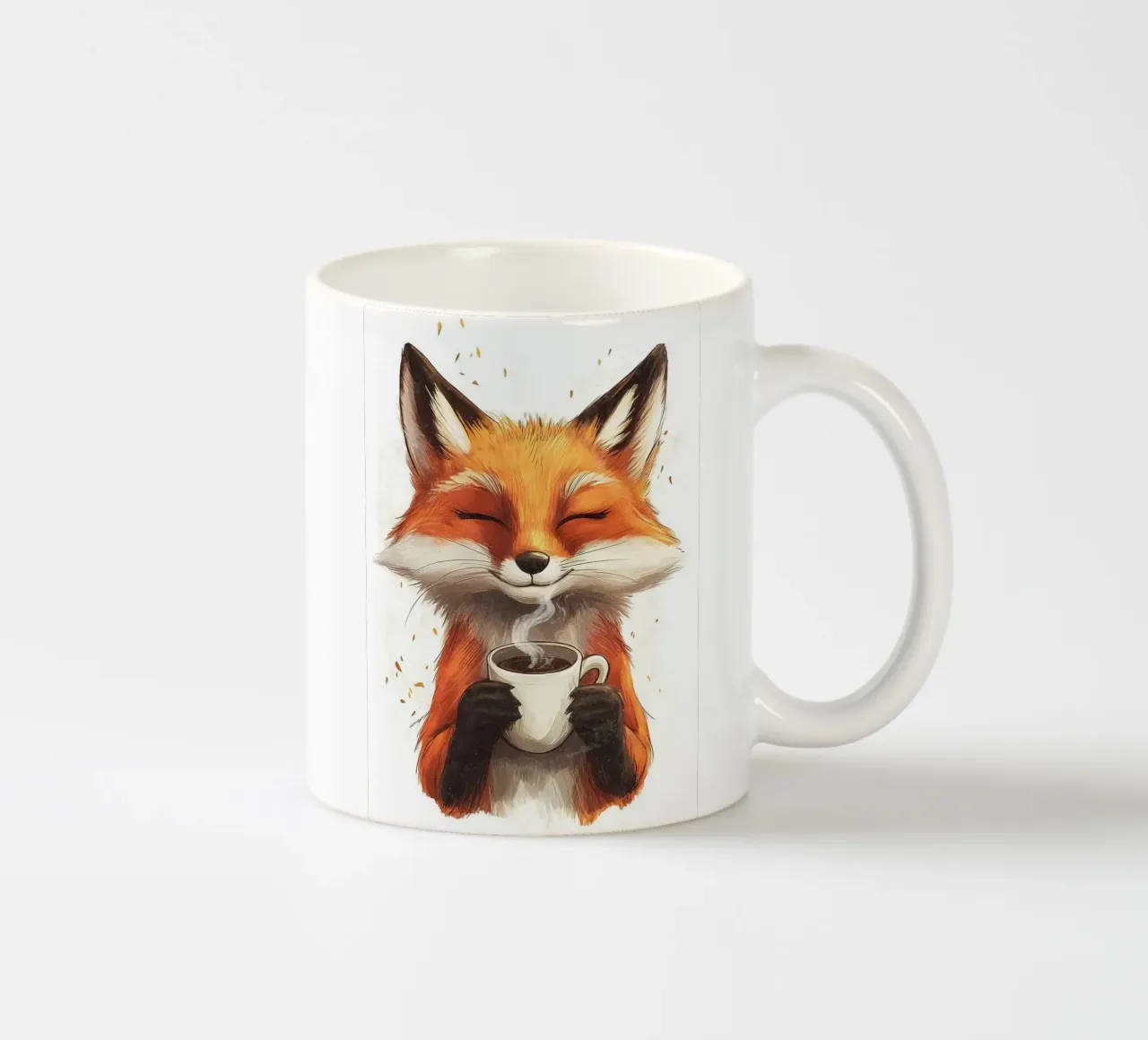 tazza da caffè con animale volpe tazza in ceramica da James Isaac Jackson