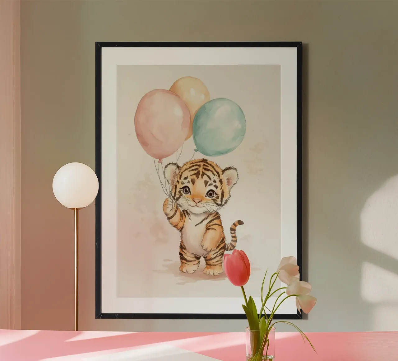 palloncini per cuccioli di tigre carta hahnemühle da James Isaac Jackson