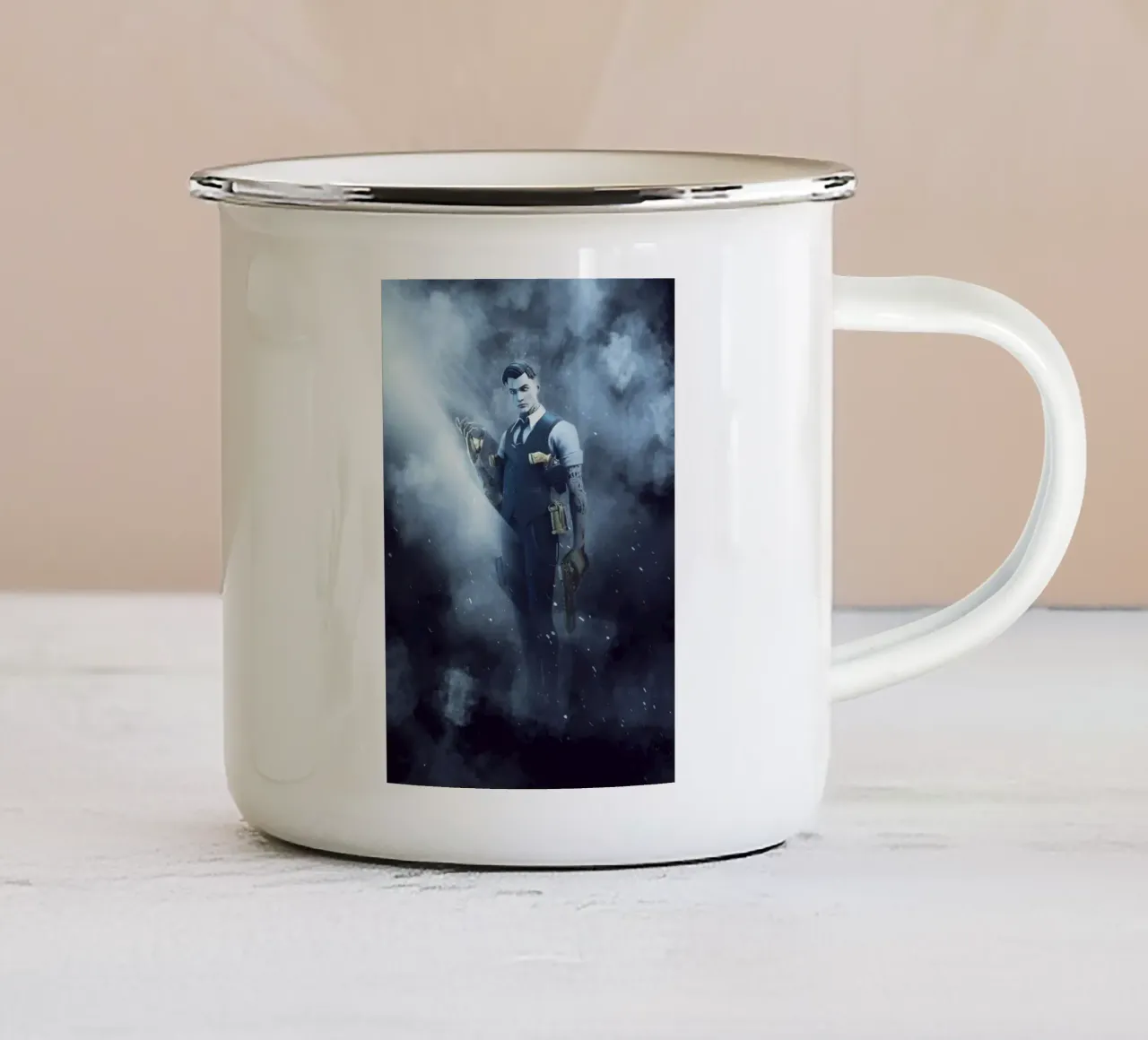Midas Fortnite tazza in smalto da FreeArtStudio